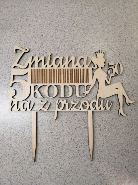 Topper Zmiana kodu na... Z przodu kobieta