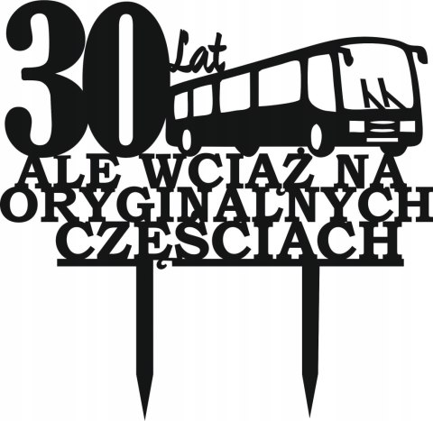 Topper autobus ale wciąż na oryginalnych częściach