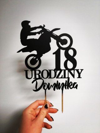 Topper motor, motocykl , urodziny ,personalizowany