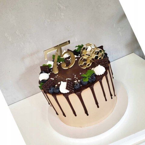 Topper na tort plexi złota , piłki cyfra piłkarz Topper na tort plexi złota , piłki cyfra piłkarz