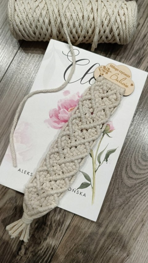 Zakładka do książki, makrama , makramowa zakładka do książki, Boho, babcia Zakładka do książki, makrama , makramowa zakładka do książki, Boho, babcia