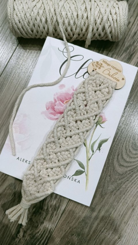 Zakładka do książki, makrama , makramowa zakładka do książki, Boho, babcia Zakładka do książki, makrama , makramowa zakładka do książki, Boho, babcia
