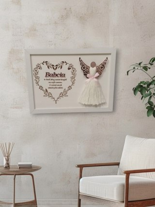 Ramka na dzień dziadków , dzień babci, dzień dziadka, ramka Anioł stróż