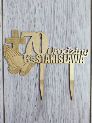 Topper dla KSIĘDZA na urodziny na jubileusz