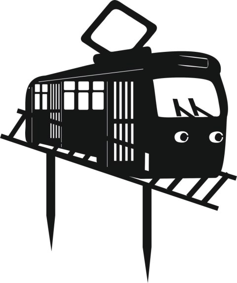 Topper na tort TRAMWAJ Topper na tort TRAMWAJ