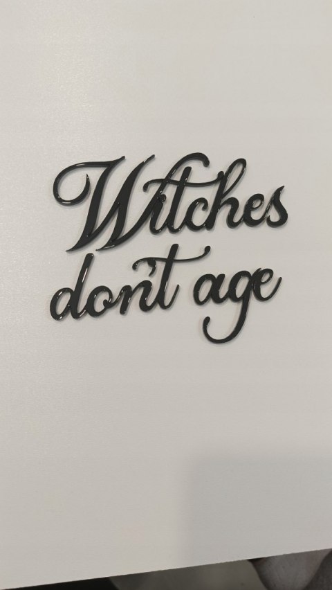 Topper na tort dekoracja czarownice się nie starzeją witches dont age pleks Topper na tort dekoracja czarownice się nie starzeją witches dont age pleks